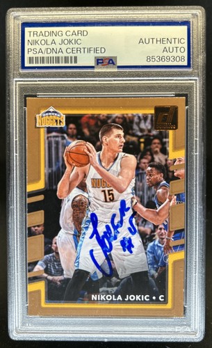 Trading Card Nikola Jokic PSA/DNA Certified Auto Autograph PSA Auto Autograph