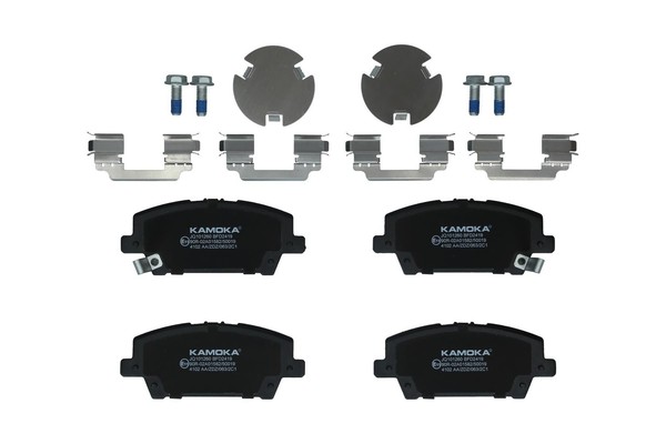 Bremsbelagsatz Scheibenbremse Vorne Kamoka JQ101260 FüR Honda-image