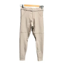 Alo Yoga Beige Women's Activewear Leggings with 2 Pockets Size M