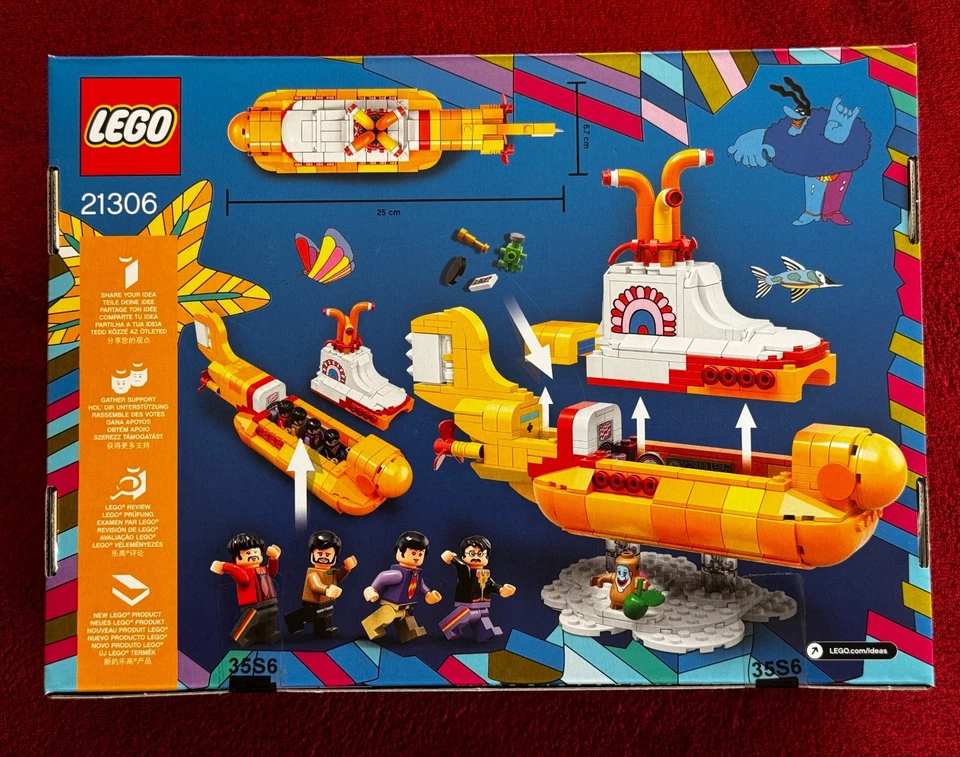 LEGO Ideas 21306 | Yellow Submarine, The Beatles | NEU + Ungeöffnet - Bild 2 von 3