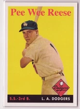 2011 Topps - 60 Years of Topps Pee Wee Reese #60YOT-07 1958 Topps