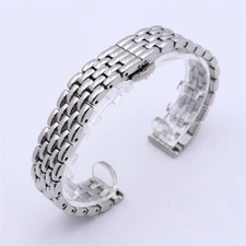 10mm 12mm 14mm 16mm Metal Bracelet Stainless Steel Watch Band Strap Women's