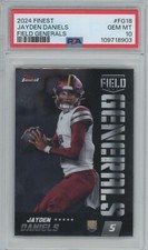 JAYDEN DANIELS 2024 Finest Field Generals #FG18 Rookie RC PSA 10