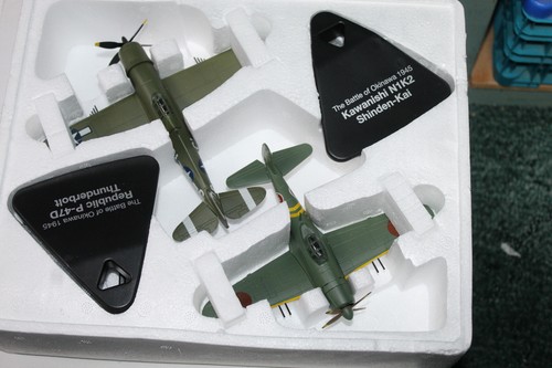 ATLAS EDITIONS 1:72 P-47D THUNDERBOLT & KAWANISHI N1K2 SHINDEN-KAI TWO MODEL SET