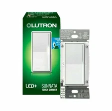Lutron STCL153PRWH Sunnata LED Plus Touch Dimmer - White