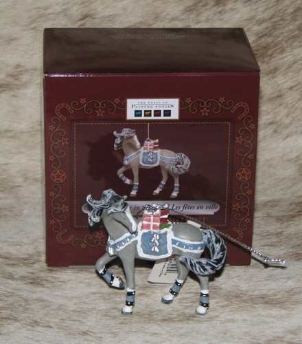 TRAIL OF PAINTED PONIES~Christmas 2024~Set of 5 ornaments~In Stock~Brand New~ - Picture 2 of 17