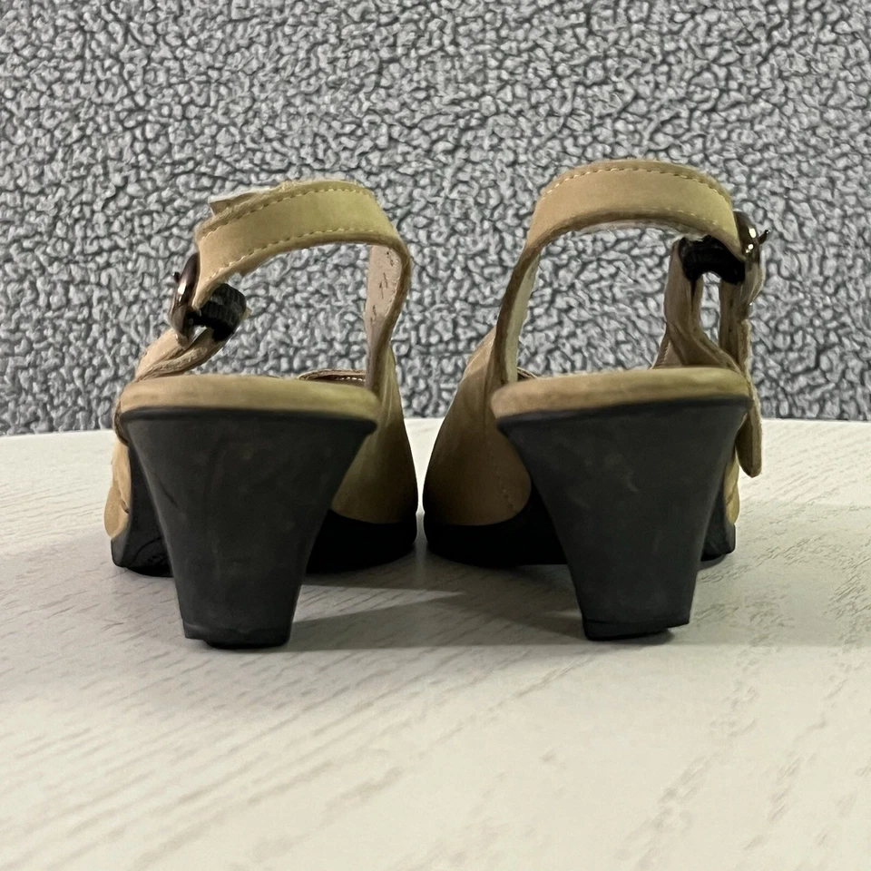 Zapato sandalia Arche Heels para mujer 36/5,5 beige cuero nobuck punta abierta Foto 3 de 4