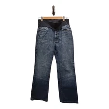 7 For All Mankind Jeans Womens 32 Blue Maternity Bootcut Pea In The Pod 32x28