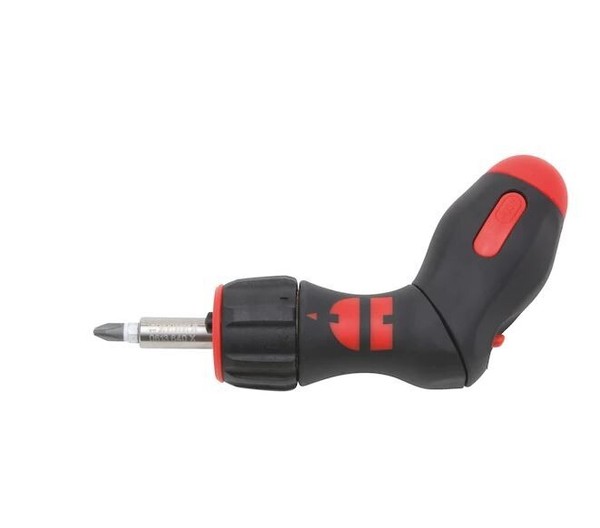 WüRth Ratschen-Magazinschraubendreher Mit Licht + Bits 8-Tlg Schrauben 06136401-image