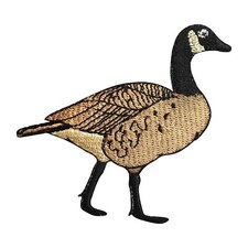 Goose Patch, Canadian goose patch, Animal Patch, Embroidered Iron on Patch 7x7cm