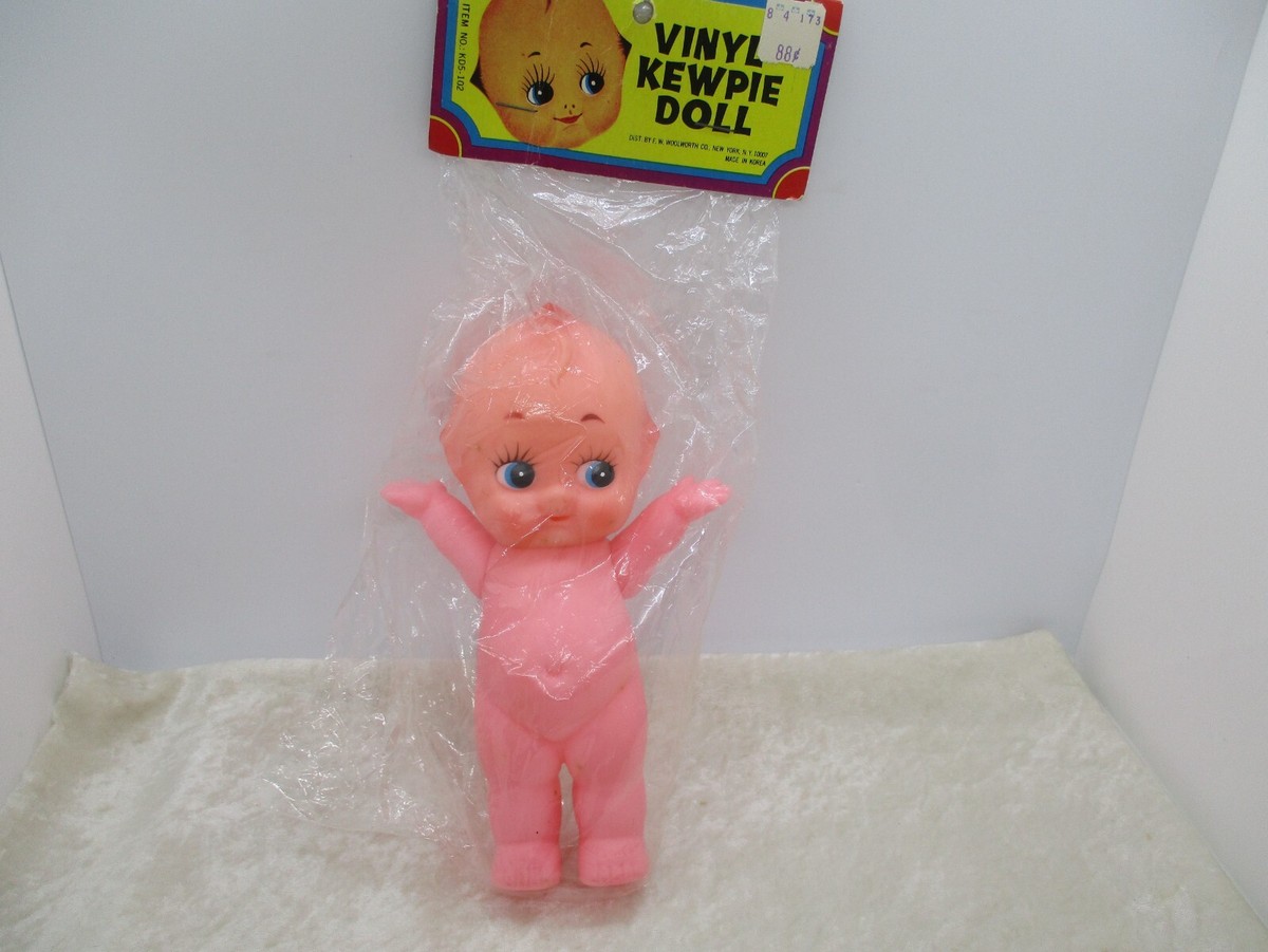 Vintage Vinyl/Rubber Korea Kewpie Doll - NOS - In the Original