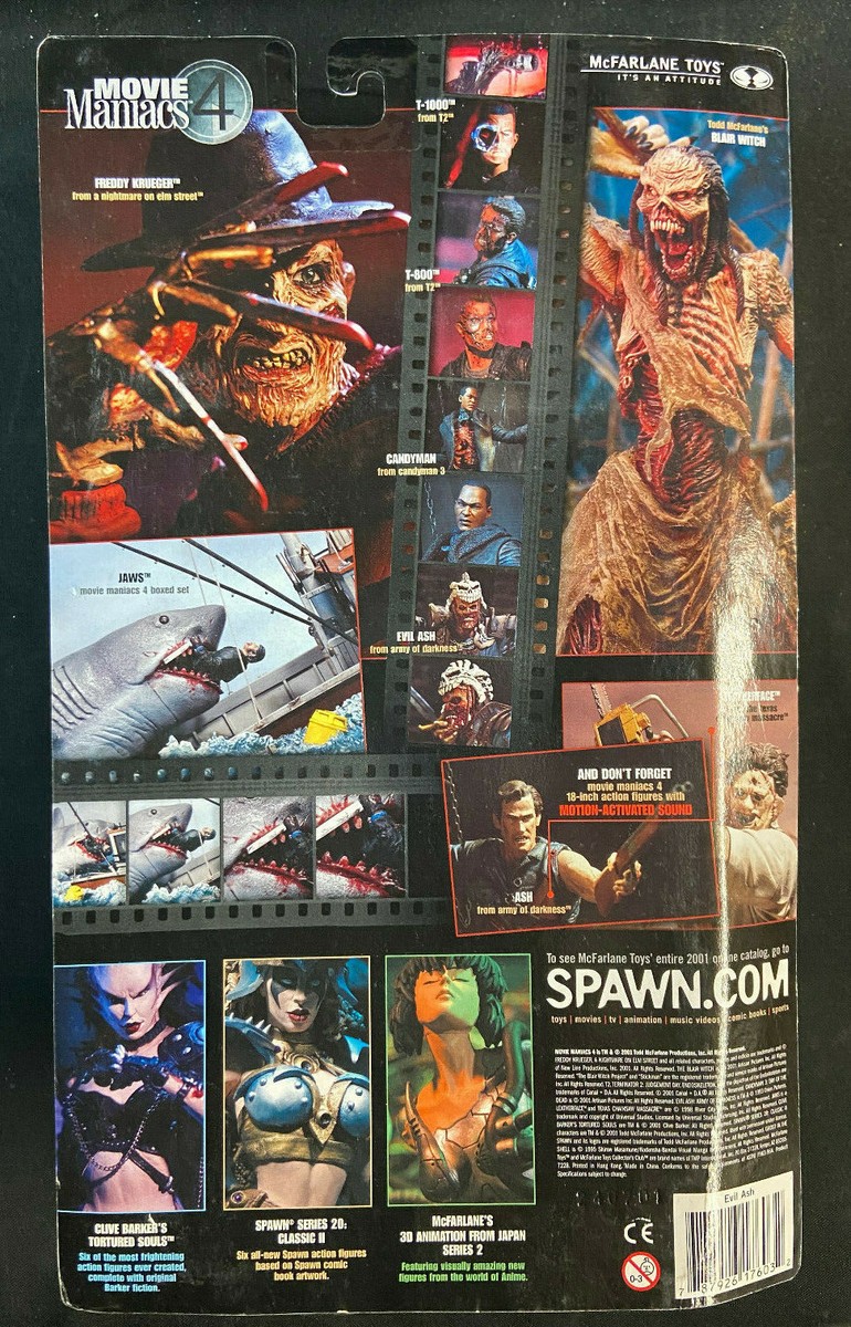 MOVIE MANIACS ARMY OF DARKNESS EVIL ASH MCFARLANE TOYS MIB