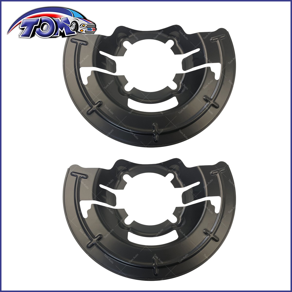 Pair Of Front Brake Dust Shield Backing Plate For Ford F-250 924