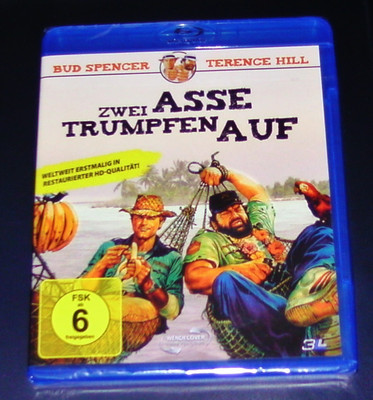 ZWEI ASSE TRUMPFEN AUF  MIT BUD SPENCER UND TERENCE HILL BLU RAY NEU & OVP