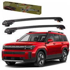 Roof racks Cross Bars Aluminum Black-Gray for Hyundai Santa Fe 2024-2026 Lock