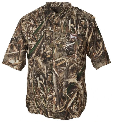 Banded Gear Light Weight Short Sleeve Hunting Shirt Max 5 Camo Dove Casual NEW - Picture 3 of 12
