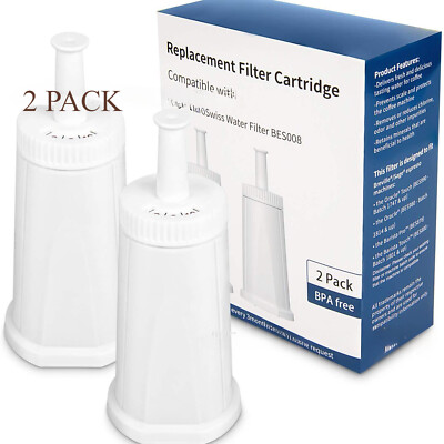 2 Pack Coffee Replacement Water Filter For Breville Sage Oracle/Barista/Bes878