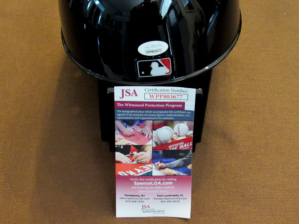 TONY OLIVA 2 X WS CHAMPS MINNESOTA TWINS HOF SIGNED AUTO RAWLINGS HELMET JSA - Image 4 of 4