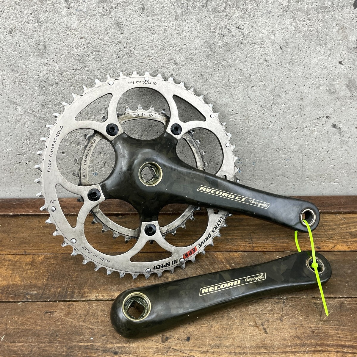 campagnolo record 10s クランク175mm Campagnolo Record CT Carbon Crank Set 10s 175 mm Square
