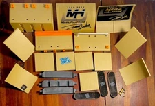 Danny Way Tech Deck Ramp Lot W/ 3 Skateboard + Wheels & Parts Bundle