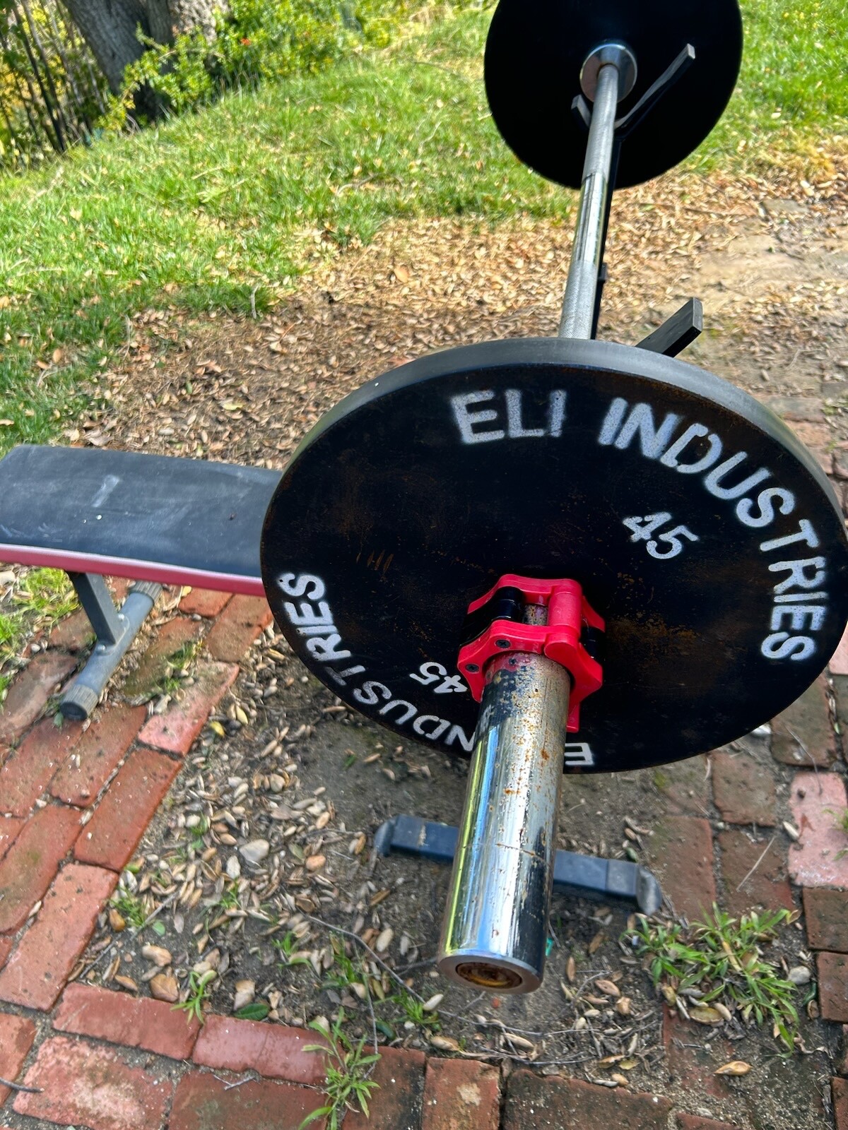 weight bench set with weights used eBay