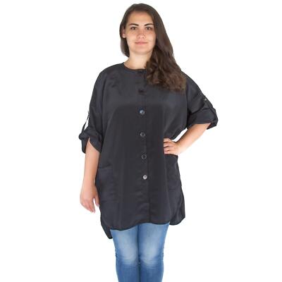 X-Large Hair Stylist Smock - Stylist Tunic with Roll Sleeves - Plus Size Smoc...