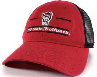 NCSU NC State Wolfpack Trucker Hat Relaxed Mesh North Carolina