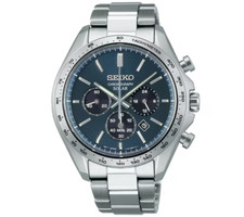 Seiko SBPY163 SEIKO SELECTION S series solar chronograph metal band men new