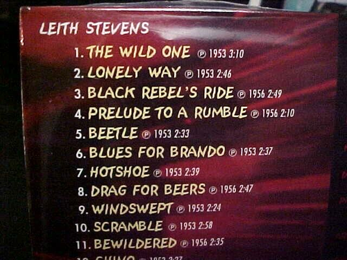 THE WILD ONE CD 1950'S Jazz Themes From ... Marlon Brando SOUNDTRACK NOS Sealed - Foto 3 di 4