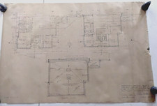 Vintage Architects Drawings-Office Block Feltham-1960-A J Gorham-VG