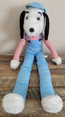 VTG Long John Jerry Elsner 21  Knee Hugger Puppy Dog Plush Stuffed Animal Toy