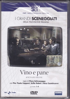 2 Dvd Box Sceneggiati Rai VINO E PANE con Nino Castelnuovo completa nuovo 1973