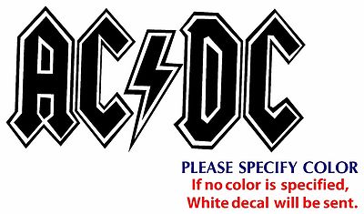 acdc Metal Music Band Graphic Die Cut decal sticker Car Truck Boat ...