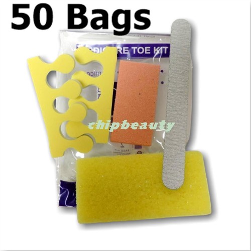 Disposable Pedicure Toe Kit Professional (Pumice -File -Buffer -Toe Separator) - Picture 6 of 8
