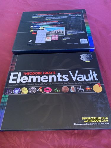 Theodore Gray's Elements Vault: Treasures of the Periodic Table with Remo - GOOD - Picture 4 of 4