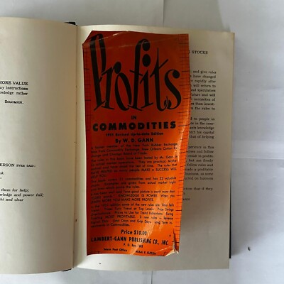 How to Make Profits in Commodities by W.D. Gann (1951 Revised Edition)