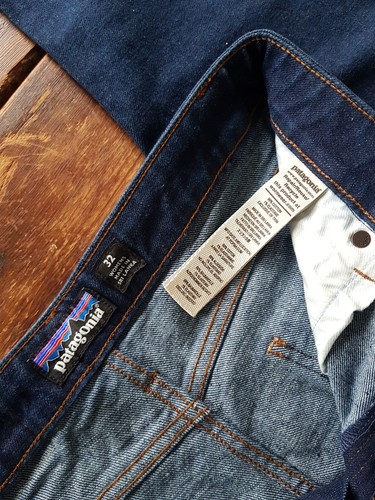 Patagonia Denim Straight Fit Jeans W32 L27 Short Blue BNWT - Picture 7 of 11