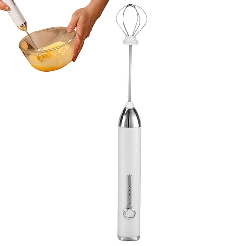 Electric Egg Beater Hand Shake Whisk Mixer Tool Kitchen 3 Speeds Adjustable