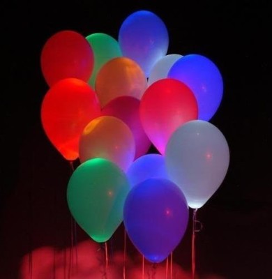 Lot De 48 Ballons LED à Allumer - Décoration Lumineuse Pour Fête, Mariage, Anniversaire