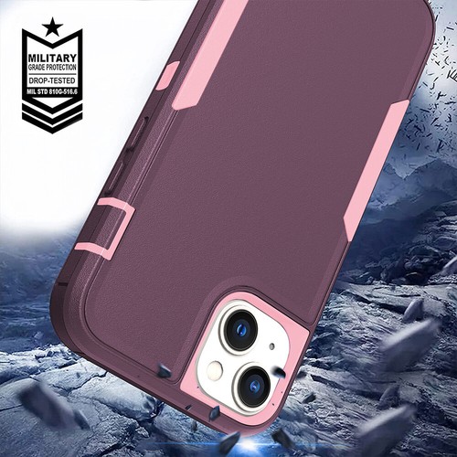 For Apple iPhone 14 Plus - Dual Layer Shock Proof Impact Cover Case - 第 21/25 張圖片