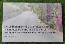 Psalm 32:8 Islas Canarias Canary Islands Spain Wrapped Wall Art Canvas 12x8