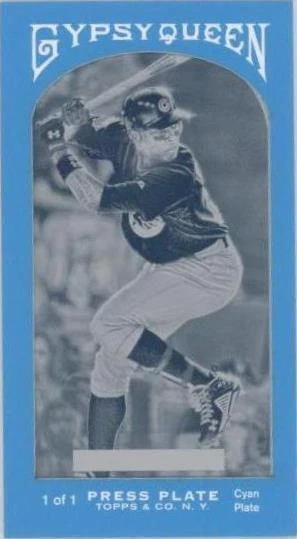 Framed Mini Press Plate Cyan