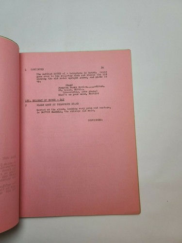 ETHEL BARRYMORE THEATER / 1956 TV Script, Walter Brennan "The Gentle Years" - Picture 6 of 11
