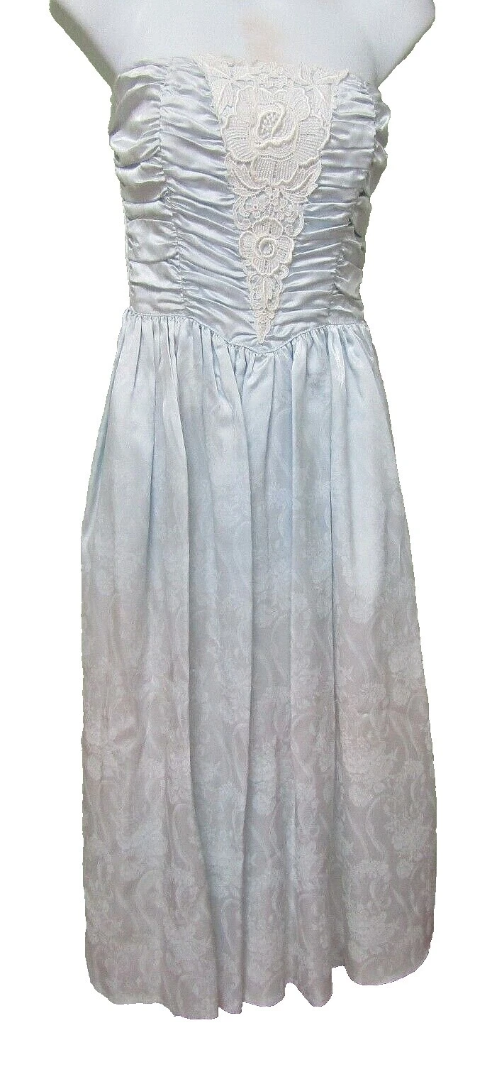 Vestidos Vintage Victoriano Gunne Sax acetato para Mujeres