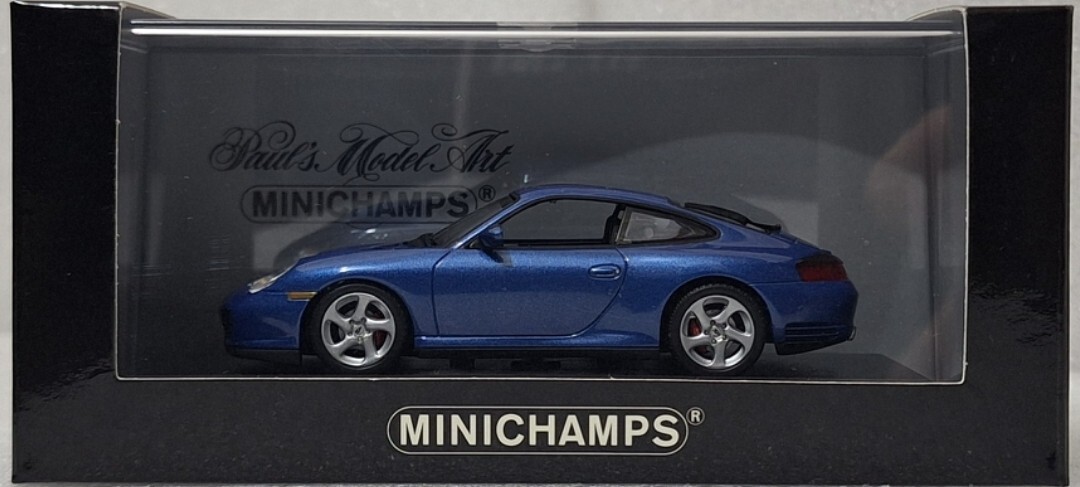 Porsche 911 (996) Carrera 4S 2001 Blue 1:43 Minichamps 400061074