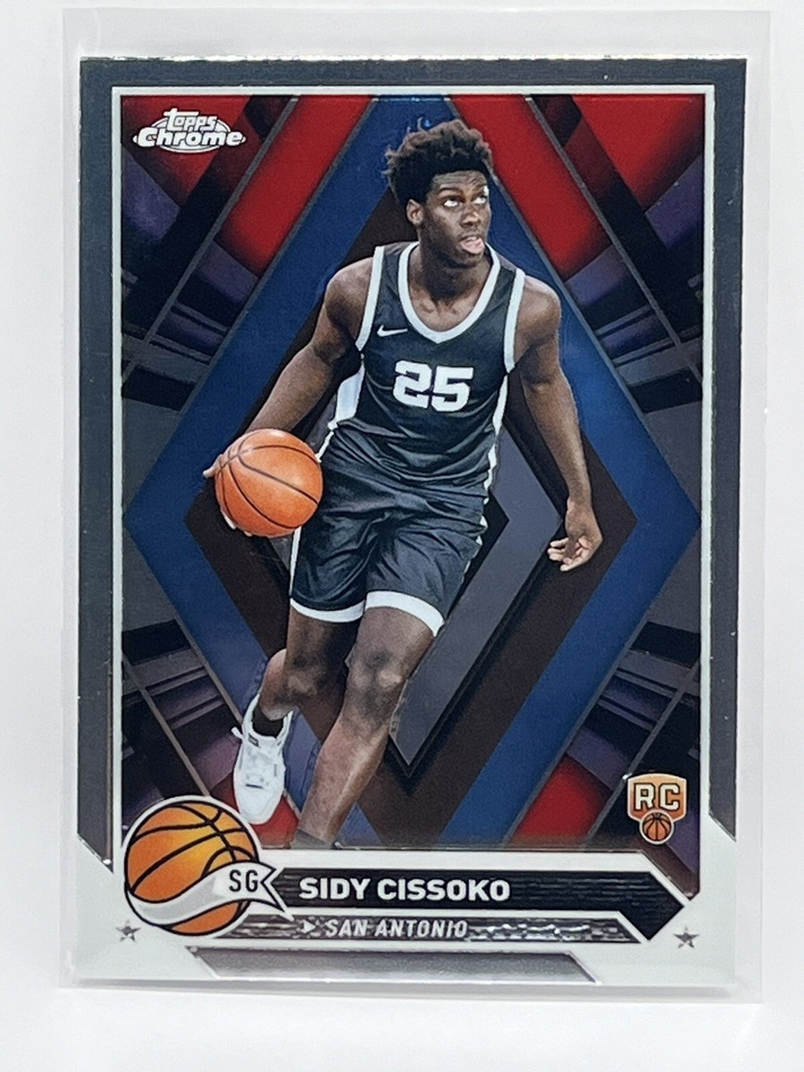 2023-24 Topps Chrome SIDY CISSOKO RC Rookie #57 San Antonio Spurs
