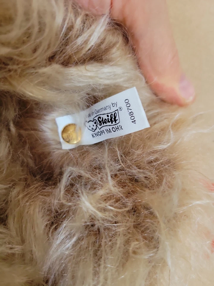 RARE STEIFF HUGE 75CM ZOTTY TEDDY BEAR LTD ED ONLY 1500! 1953 REPLICA EAN 408700 - Image 3 of 4