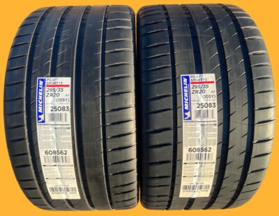 Set of TWO BRAND NEW 295/35ZR20 Michelin Pilot Sport 4S PS4S K1