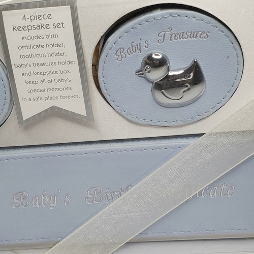 Set ricordo First Impressions Baby 4 pezzi - certificato nascita primo dente - Foto 3 di 8