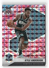 2020-21 Panini Mosaic #117 Kyle Anderson Mosaic Camo Pink